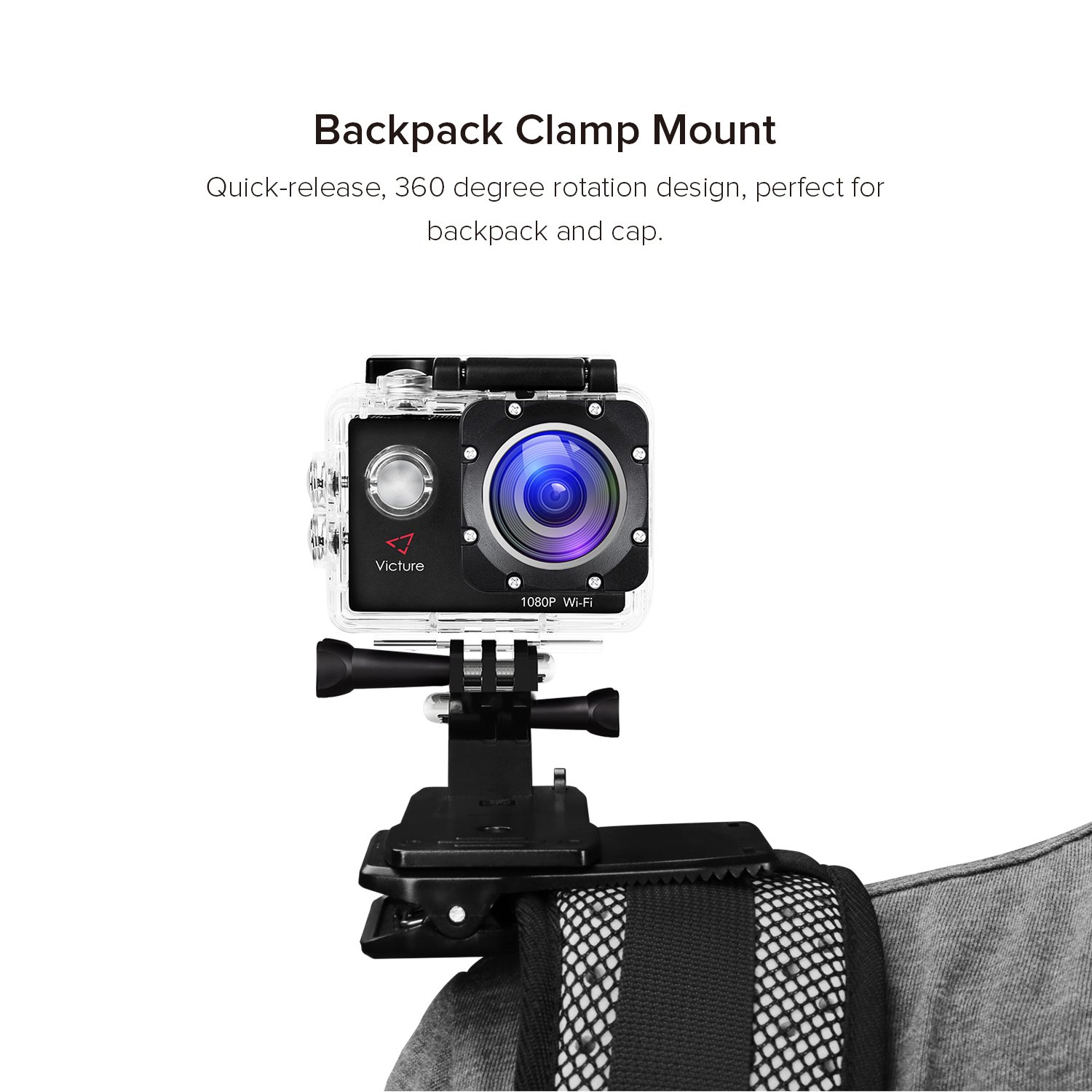 Victure Action Camera Accessories Outdoor Sports Combo Kit For