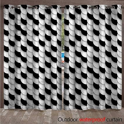 Amazon Com Blountdecor Contemporary Outdoor Curtain Panel For