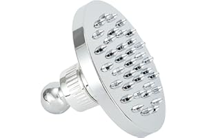 4-Inch (Size 1) Plastic Roof Shower Head for Public Bathhouses.