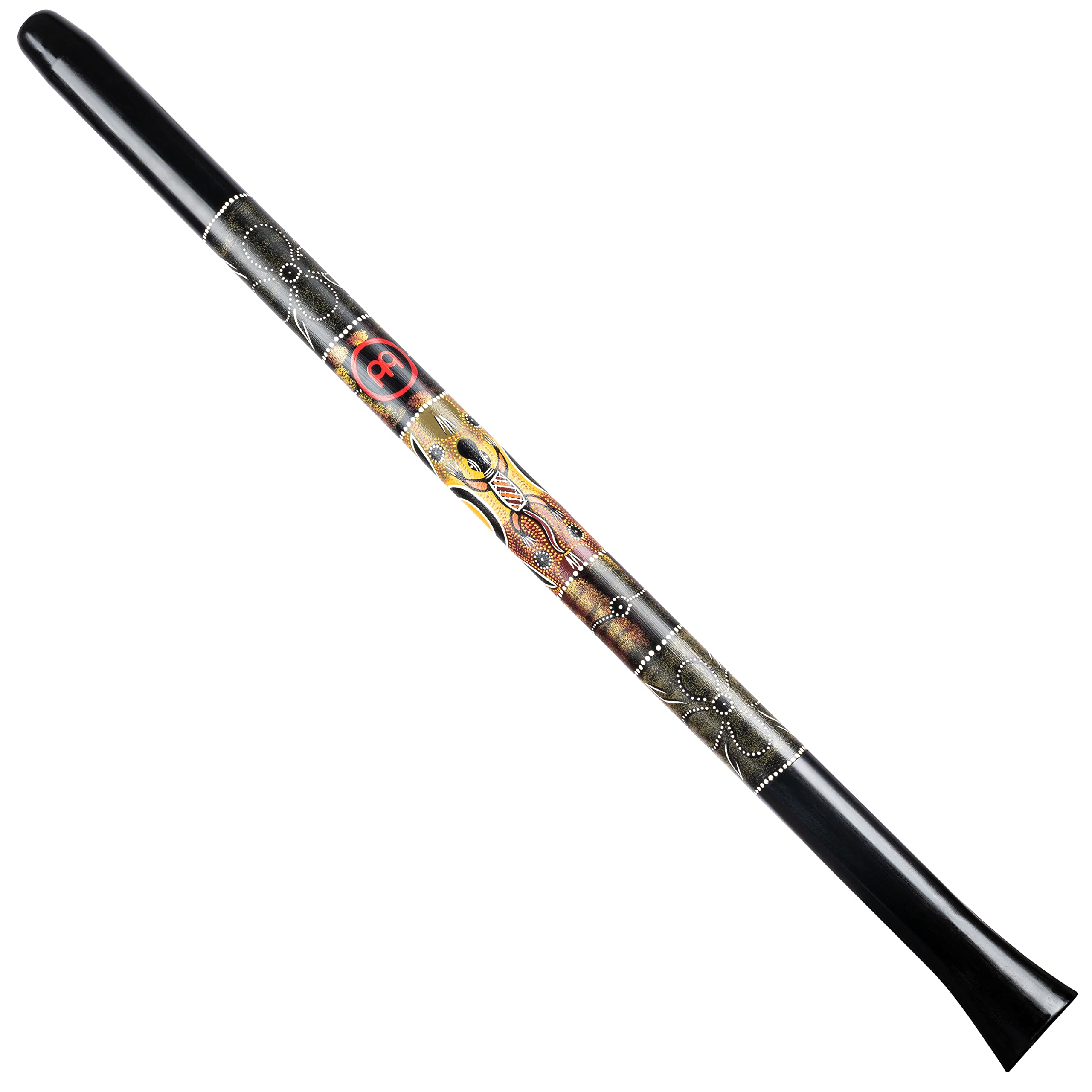 Meinl Percussion Synthetic Series Didgeridoo - 51 inches / 130 cm large Didgeridoo - D Tuning - Plastic, Multicolored (SDDG1-BK)