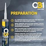 OB1 Clear Multi-Surface Sealant & Adhesive Hybrid Technology 290ml view 2
