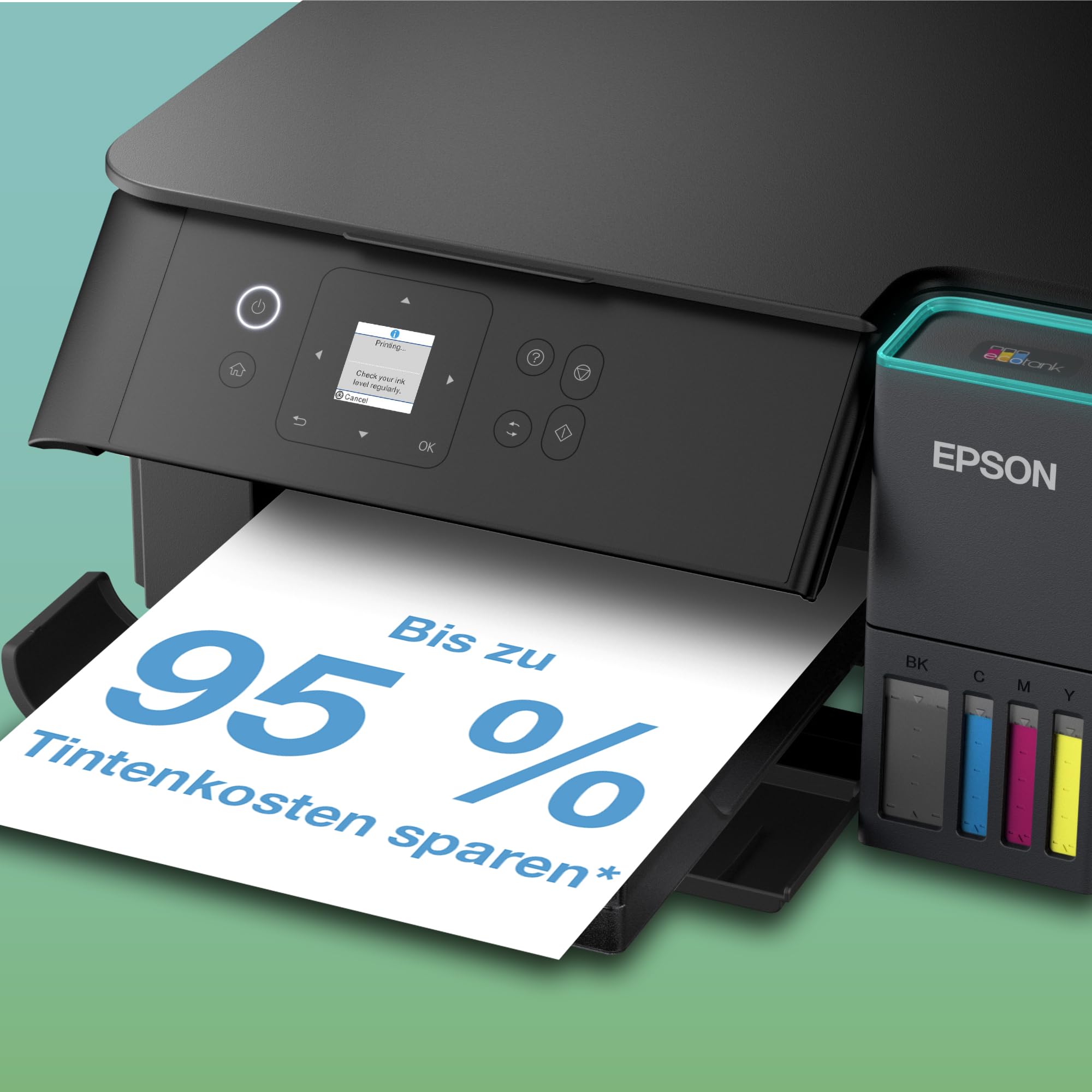 Epson EcoTank ET-2955 Tintentankdrucker | für vielbeschäftigte Haushalte | WLAN | A4 | Drucken, Kopieren, Scannen | 3.7 cm LCD-Display | Duplexdruck | inkl. Tinte für bis zu 3 Jahre 6