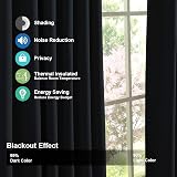 Aspire Homeware Blackout Curtains 46x54 Pencil Pleat Pair Thermal Insulated view 4