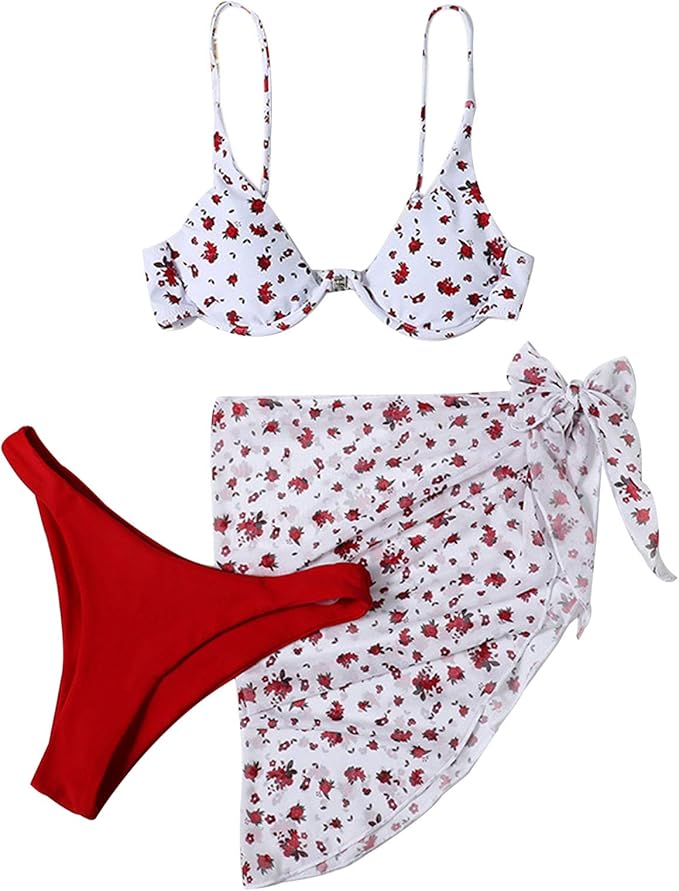 Yccutest Conjunto de bikini para mujer, traje de baño sexy de cintura