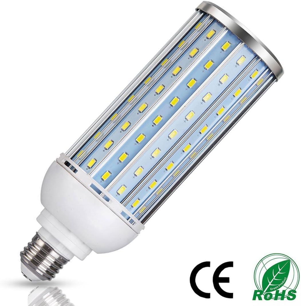 YAKAiYAL 40W E27 Studio LED Corn Light Bulbs Daylight 5500K Screw ES Lighting Fixture Aluminum Shell for Photography Video - Image 3
