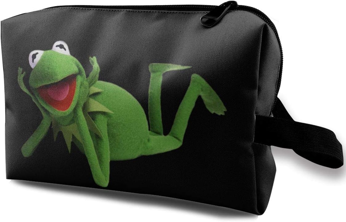 Others Kermit The Frog Toiletry Bag Multifunction Cosmetic Bag Portable Pouch for Travel Organizer Bag