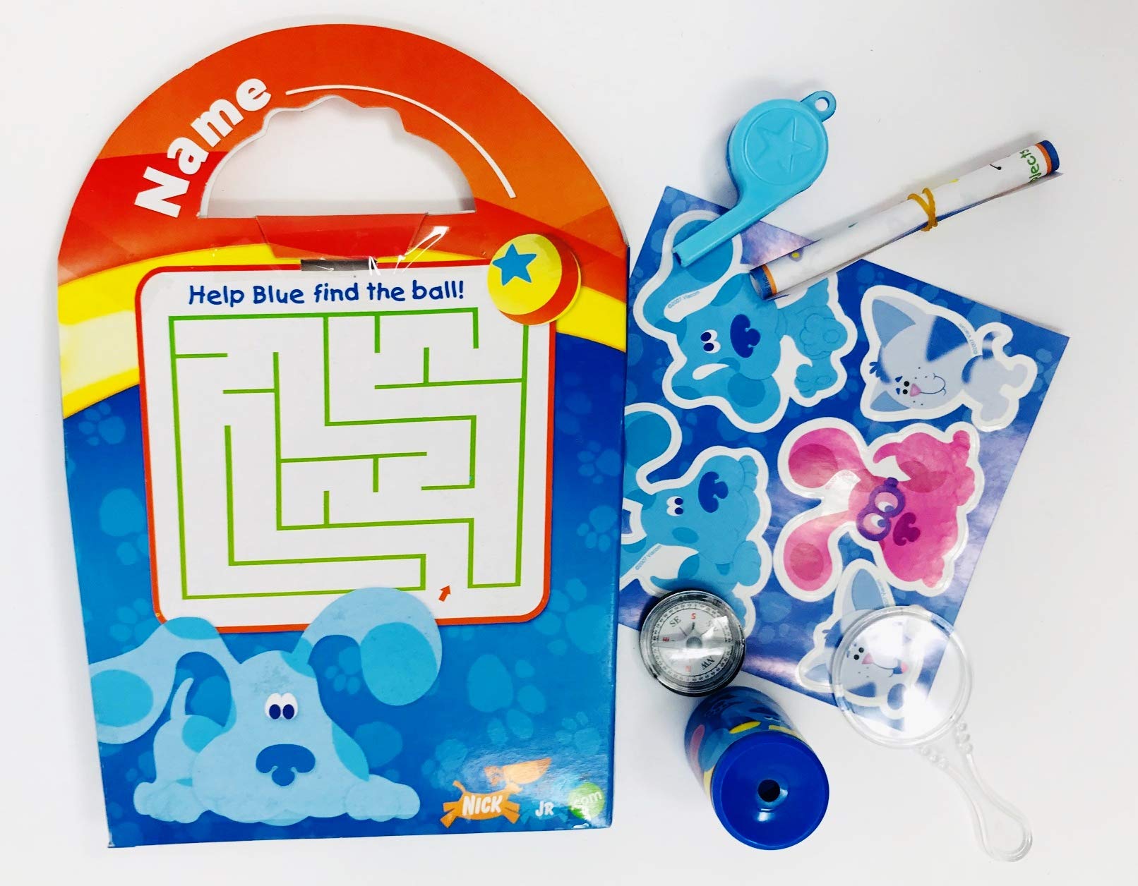 Buy Blue's Clues 7 Piece Party Favor Bag (Sticker Sheet, Prism Viewer