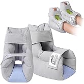 DRKLC Heel Protector Cushion to Relieve Pressure from Sores and Ulcers, Adjustable Foot Pillow for Bedridden Patients Supplies, Ankle Pillow for Heel Pain