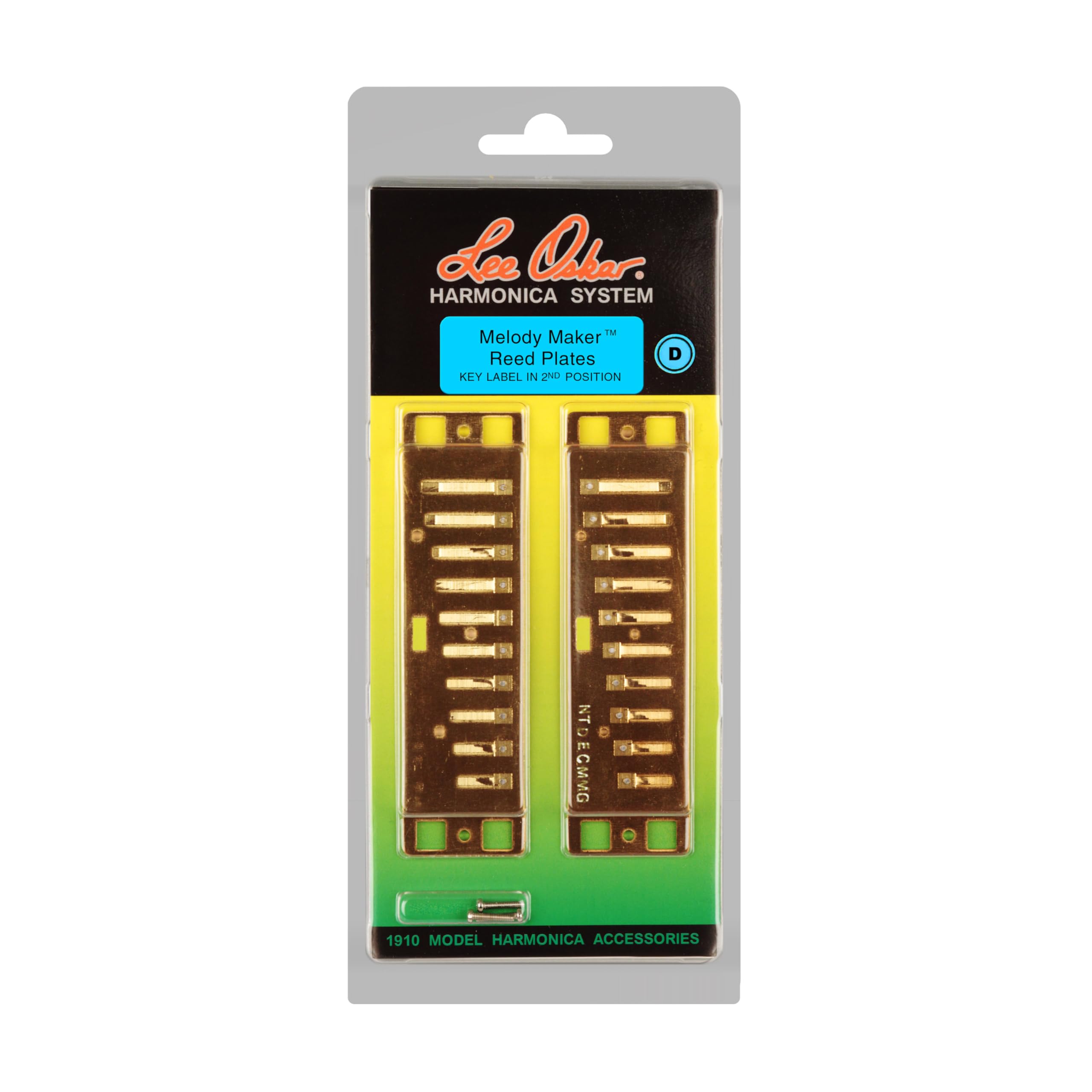 Lee Oskar 797122 Melody Maker Replacement Tuning Plates/Reed Plates, D — image 1