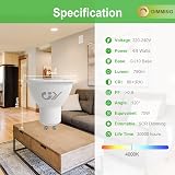 GY Dimmable GU10 LED Bulbs 4.9W 790 Lumen 4000K 120° 10 Pack view 3