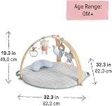 Ingenuity Reversible Duvet Activity Gym and Padded Play Mat Loamy view 3