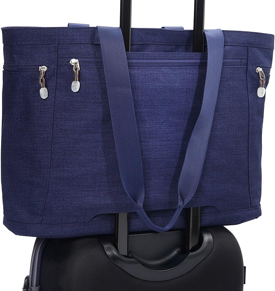 eBags Savvy Laptop Tote 2.0 with RFID Security (Black) - Image 4