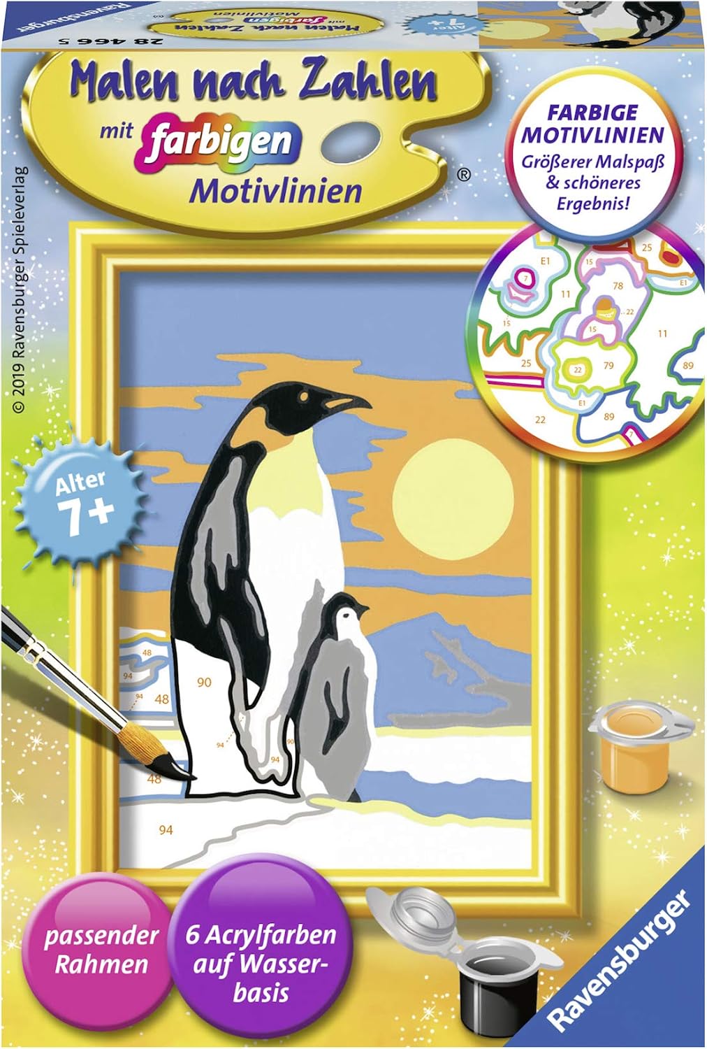 Ravensburger Paint by Numbers, Multicoloured, Small