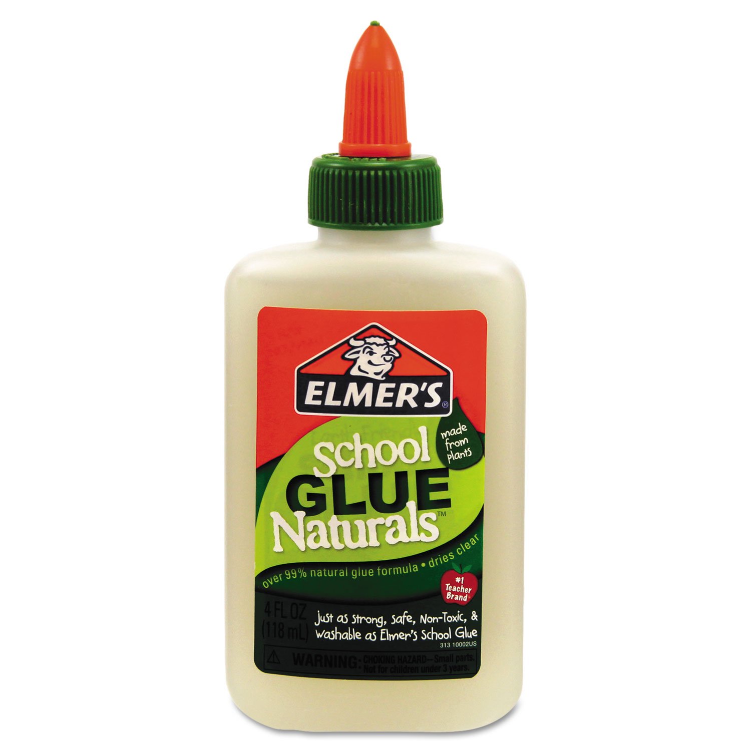 ELMERS School Glue Naturals Clear 0.21 Oz Stick, 2 Per