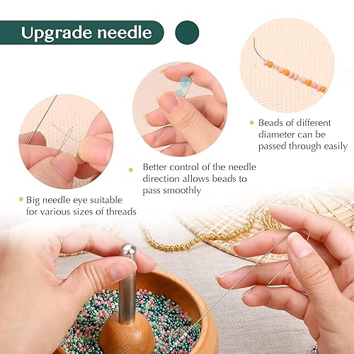 Tilhumt Bead Spinner for Jewelry Making, Effortless Rotating Bead