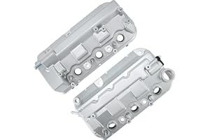 REPAIROCK Front Rear Engine Valve Cover for Honda Accord 2008-2012 for Honda Odyssey 2008-2017 for Acura TL 3.5L V6 2012-2014