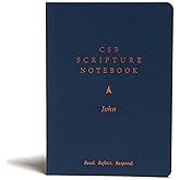 CSB Scripture Notebook, John, Black Letter, Single-Column, Notetaking, Journaling Space, Sermon Series, Personal Study, Concise Format, Easy-to-Read Bible Serif Type