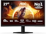 AOC C27G4ZXE 27 Inch Curved FHD 280 Hz 0.3ms HDR10 FreeSync view 2