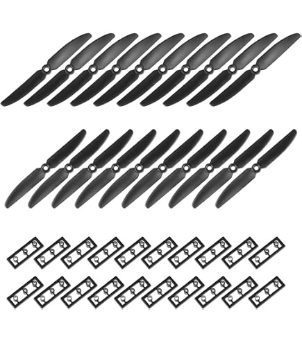 Hélices Bullnose 5x4.5 Pouces – 2 Paires CW/CCW Pour Quadcopter, Hexacopter, Compatible Moteurs 1806/2204/2206, Vert