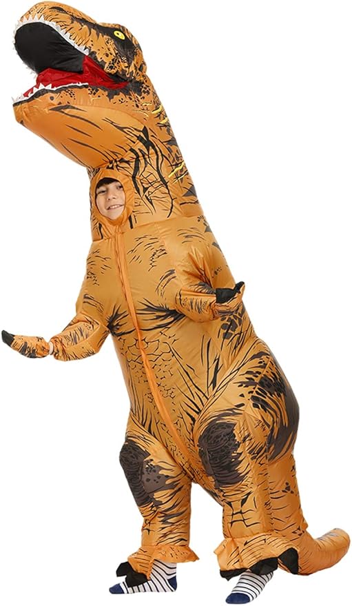 Adults Tyrannosaurus Rex Inflatable Costume Fancy Dinosaur Suit Blow up Jumpsuit Adults Tyrannosaurus Rex Inflatable Costume Fancy Dinosaur Suit Blow up Jumpsuit