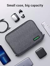 UGREEN Travel Cable Organizer Large Capacity Tech Pouch for Gadgets view 3