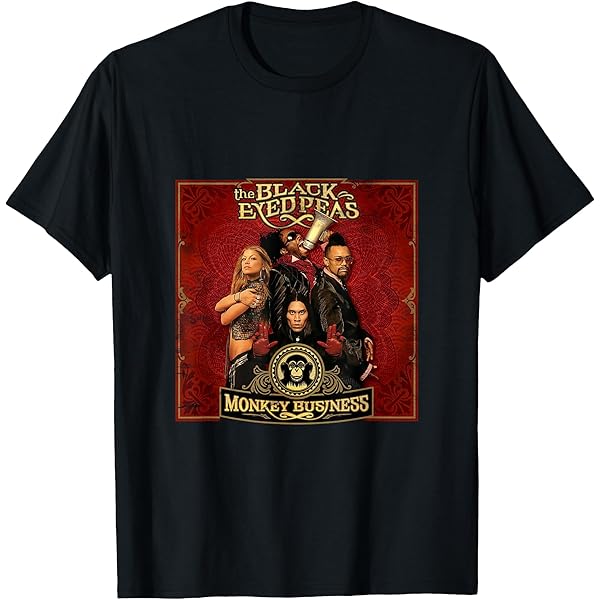USA製　The Black Eyed Peas Tシャツ　M 古着 00's USA製 BLACK EYED PEAS ブラックアイドピーズ 全米