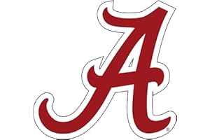 CRAFTIQUE Alabama Crimson Tide Magnet CRIM SCRIPT A MAGNET 6"