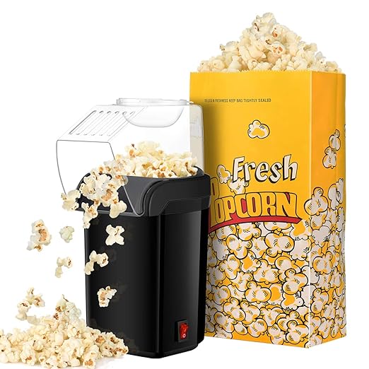 IKICH Popcorn Machine Palomitero, Maquina de Palomitas de Aire ...