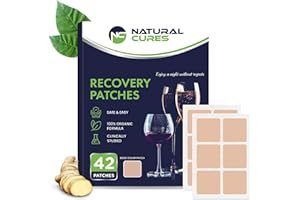 NC NATURAL CURES Party Recovery Patch - 42-Pack Party Patches - Wake Up Refreshed and Energized with Skin-Friendly Patch - Strong Adhesive for Secure Fit - Natural Ingredients for Quick Recovery (Beige (42 Count))