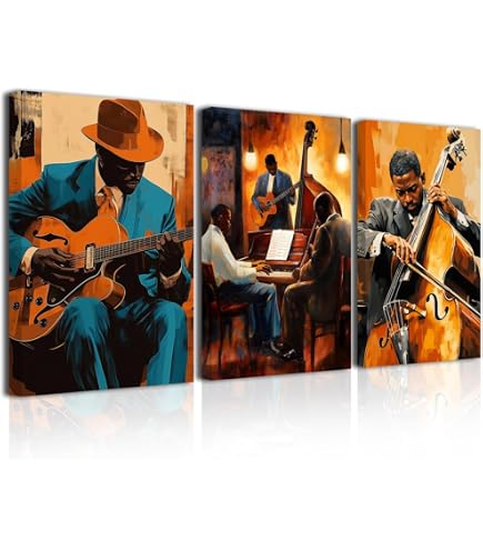 Amazon.com: Highlights of The Jazz Story in The USA - Music Art