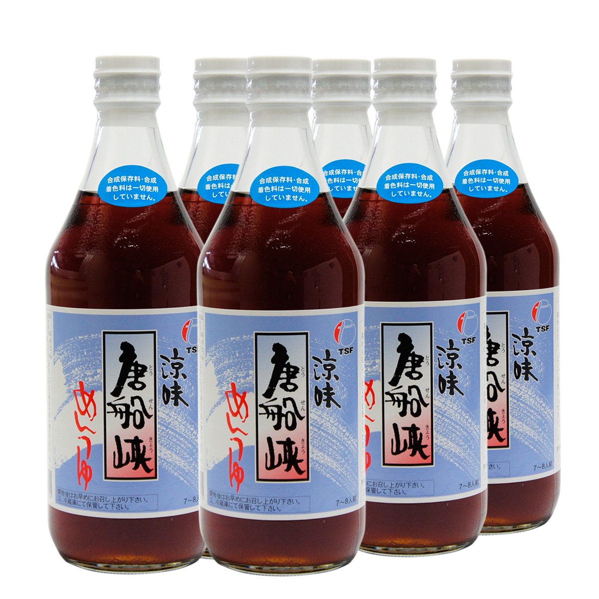 唐船峡食品　唐船峡めんつゆ　500ｍｌ　6本セット商品画像