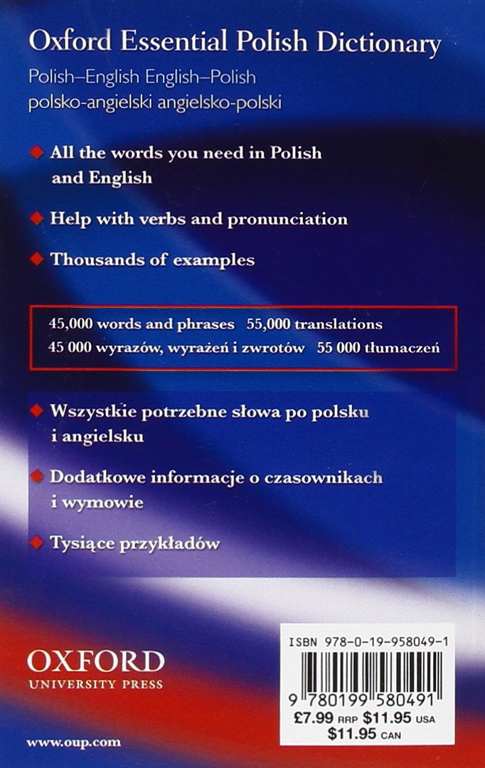 Oxford Essential Polish Dictionary 9780199580491 eBay