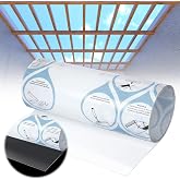 Pushglossy 1 Roll Clear Polycarbonate Greenhouse Panels 20' x 2' x 40mil | UV Protection Proof Waterproof Roof Sheets, for Greenhouse Roof Pergola Patio, Garden Canopy Shed Covering, Easy DIY Cut