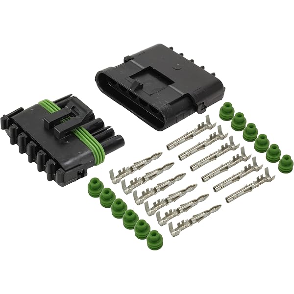 ImBros 2 Pin Car Air Conditioner Blower Connector Plug 12064749