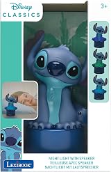 Lexibook Disney Stitch Nightlight with Speaker Colour Change Blue NS01D view 6
