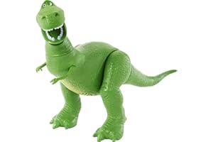 DISNEY Toy Story 4 4 True Talkers Rex Figure, 7.8 in / 19.81 cm-Tall Posable, Talking Character Figure with Authentic Movie-Inspired Look and 15+ Phrases, Gift for Kids 3 Years and Older​