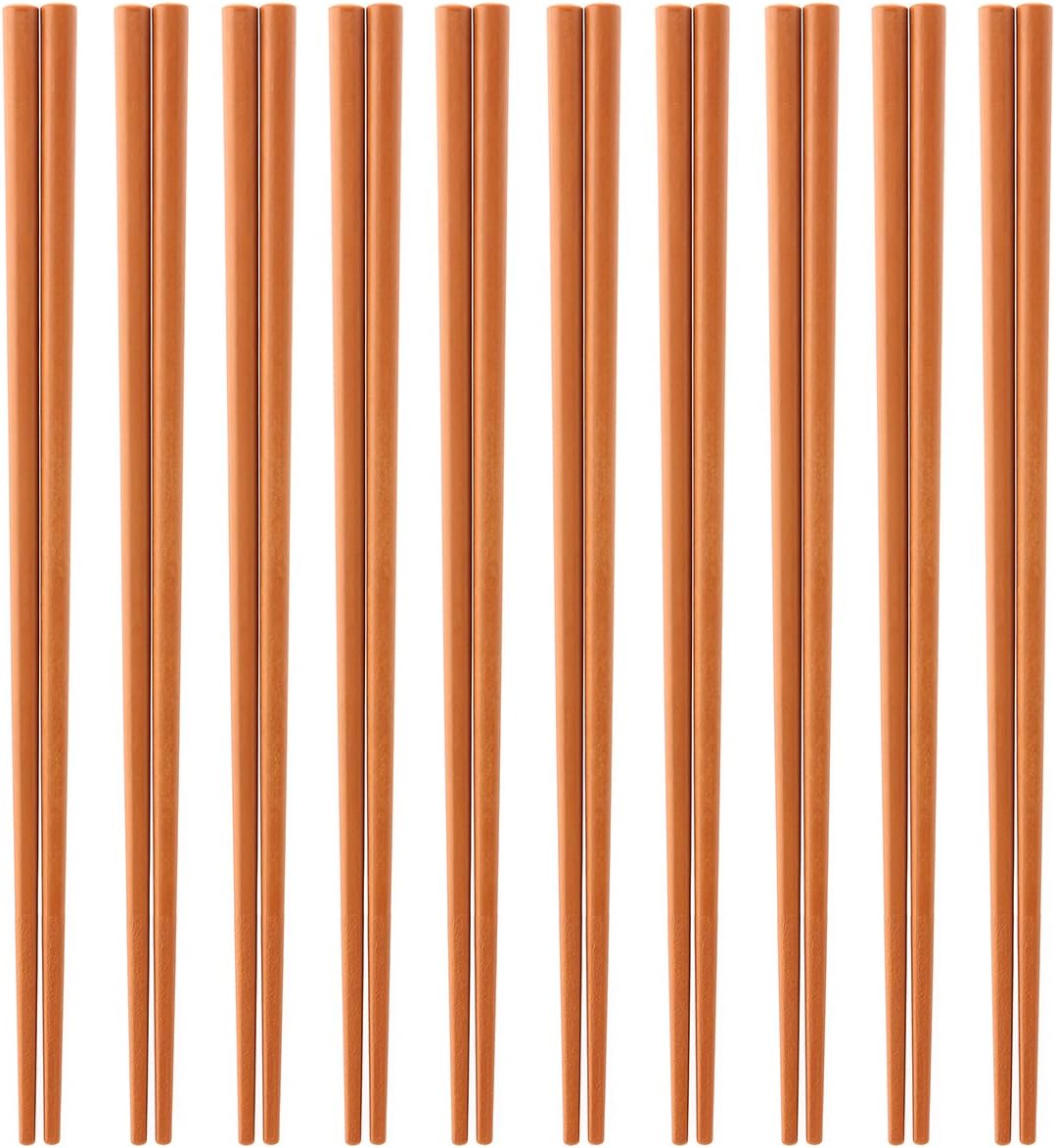 Made in Japan business for 10 Eco Dishwasher-safe Chopsticks set meal (light brown) SPS resin use chopsticks ECO Dishwasher, high temperature and depot support 22.5cm x 3mm angle (chopsticks point)