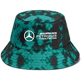 Mercedes AMG Petronas F1 Tie Dye Bucket Hat - Multicolor - One Size Fits Most