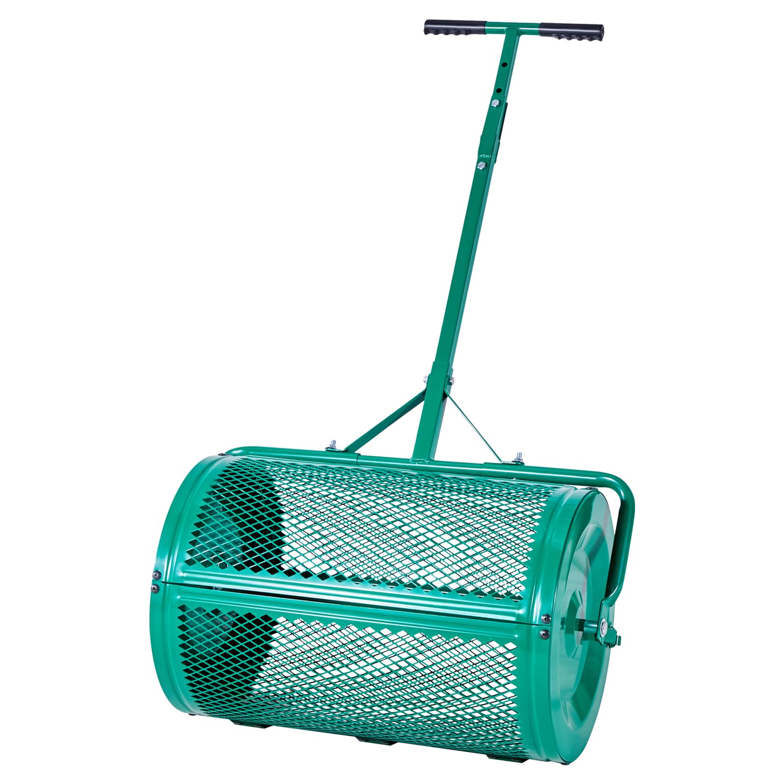 VEVOR Compost Spreader, 24 in Wide Peat Moss Spreader with Push/Tow Handle, 4 Heights Adjustable, Powder-Coated Steel Garden Peat Moss Roller, Heavy Duty Grass Seed Spreaders for Planting Seeding Image VEVOR Compost Spreader, 24 in Wide Peat Moss Spreader with Push/Tow Handle, 4 Heights Adjustable, Powder-Coated Steel Garden Peat Moss Roller, Heavy Duty Grass Seed Spreaders for Planting Seeding Image