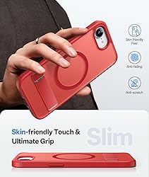SIXBOX for iPhone 16e Case with Stand, Compatible