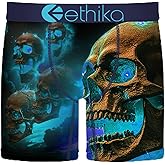 Ethika Men’s Mid Boxer Brief, 4-Way Stretch Performance Underwear - Tha Homies