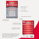 Singer 10-Pack Universal 2020 Sewing Machine Needles Size 90/14 view 6