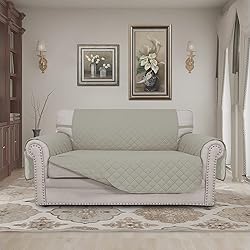 Easy-Going Reversible Loveseat Couch Cover for 2
