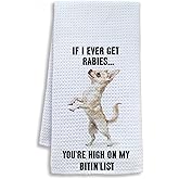 Shrago Funny Chihuahua Kitchen Towels, Chihuahua Gifts for Women Men Dish Tea Towels for Kitchen, Dog Mom Lover Gifts Decorative Hand Towel for Bathroom Decor, 16x24 Inch