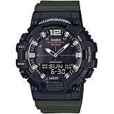 Casio Men's HDC-700-1AVCF Classic Analog-Digital Display Quartz Black Watch