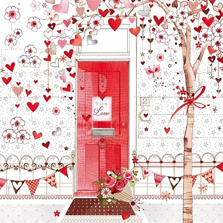 Tovaglioli Di Carta Monouso Albero Del Cuore 20 Pezzi 3