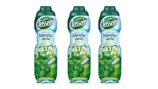 3 Sirup grüne Minze Teisseire - 3 x 0,75L