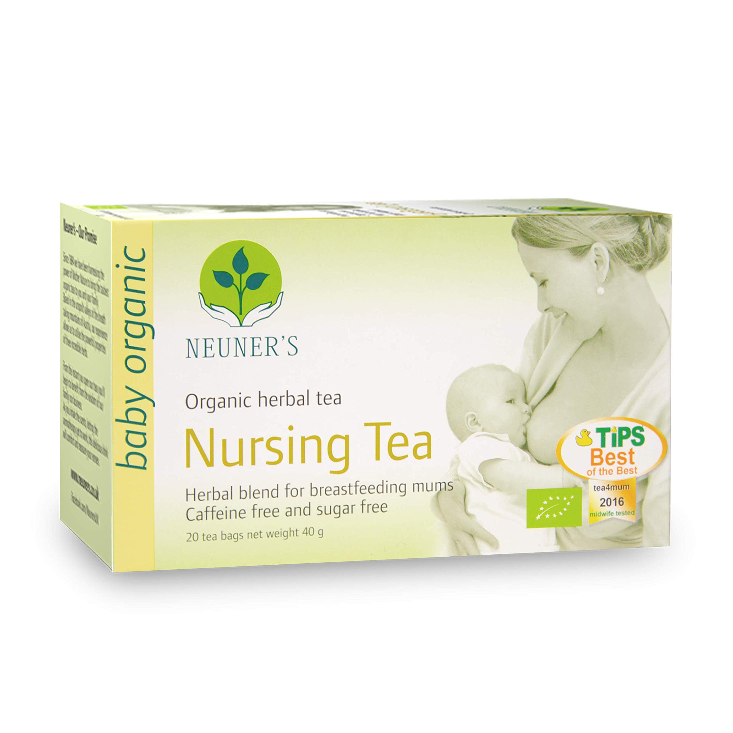 Neuner's | Organic Nursing Tea | Herbal Blend For Breastfeeding Mums | 20 Tea Bags