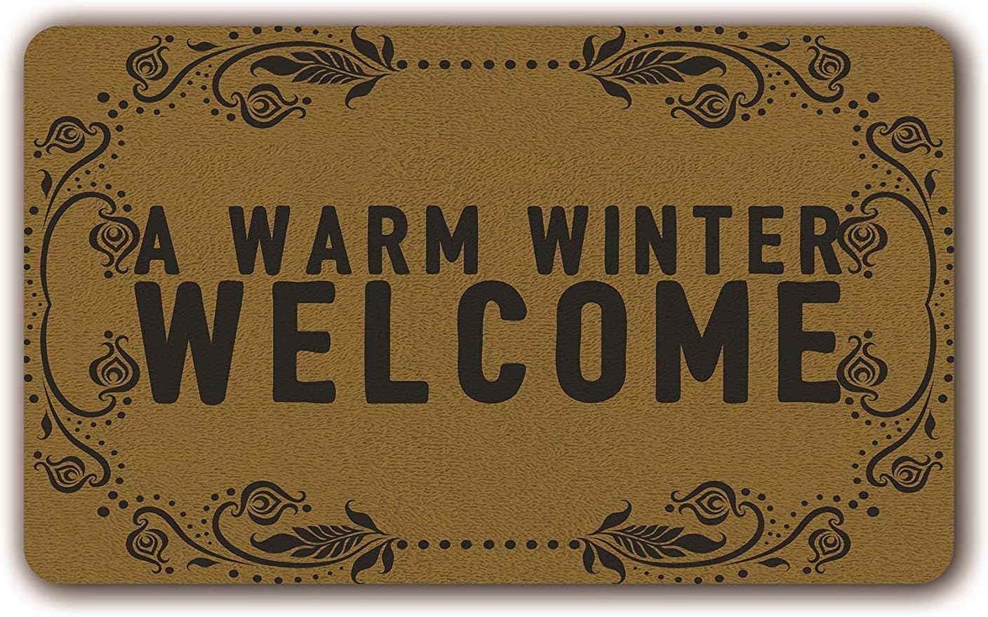Amazon Com A Warm Winter Welcome Doormat Entrance Floor Mat Non