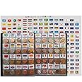 Coin Collection Starter Kit 180 Countries Coins/100% Original Genuine/World Coin with Leather Collecting Album Taged by Country Name and Flags/Coin Holder Collection Storage Classic Gifts